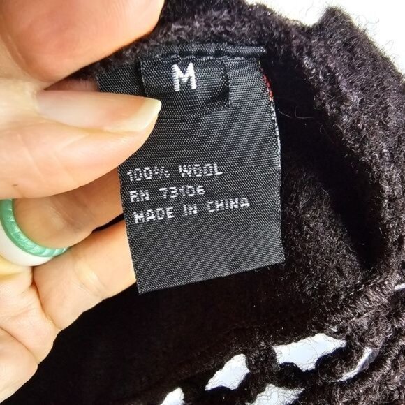 Michael Simon Wool Blazer M Brown Velvet Flower Crochet Trim Cottagecore Artsy - Picture 8 of 9